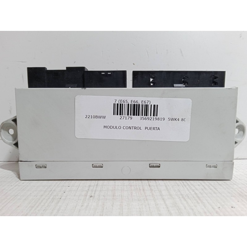Recambio de modulo control puerta para bmw 7 (e65, e66, e67) 735 i, li referencia OEM IAM 6135692198195WK48001  