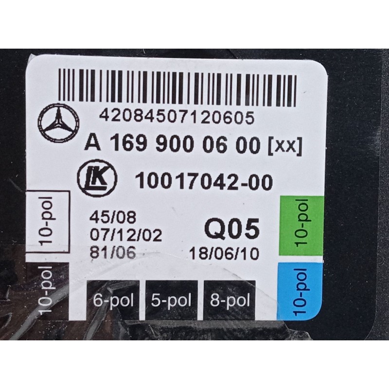 Recambio de centralita cierre delantera derecha para mercedes-benz clase b sports tourer (w245) b 160 (245.231) referencia OEM I