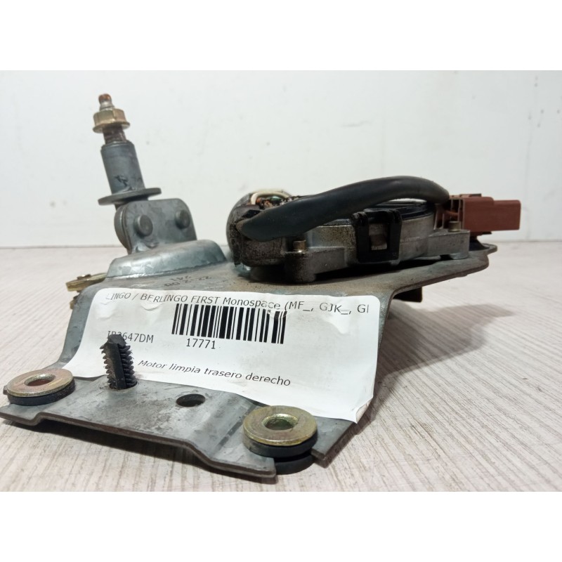 Recambio de motor limpia trasero derecho para citroën berlingo / berlingo first monospace (mf_, gjk_, gfk_) 1.9 d (mfwjz) refere