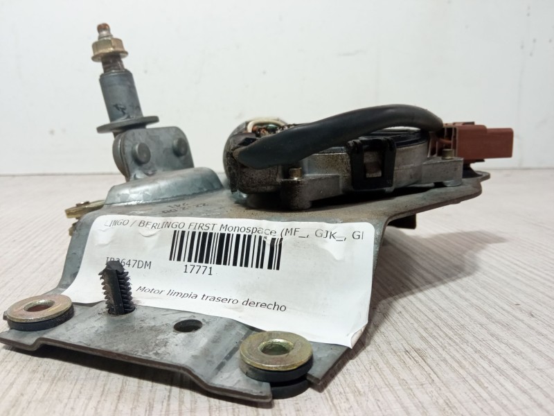 Recambio de motor limpia trasero derecho para citroën berlingo / berlingo first monospace (mf_, gjk_, gfk_) 1.9 d (mfwjz) refere