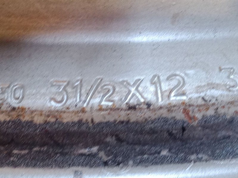 Recambio de llanta chapa 12´´ para seat 600 (110b) 0.8 referencia OEM IAM 31/2x12  