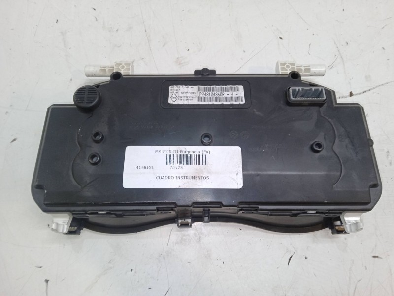 Recambio de cuadro instrumentos para renault master iii furgoneta (fv) 2.3 dci 125 fwd (fv0c, fv0d, fv0g, fv0h, fv0j, fv0k) refe
