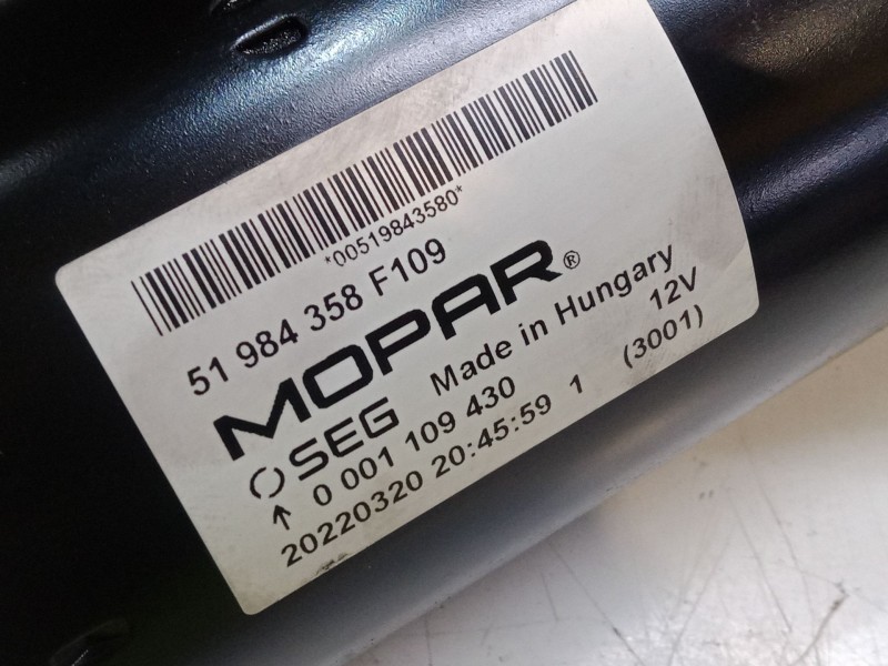 Recambio de motor arranque para peugeot boxer autobús 3.0 hdi 160 referencia OEM IAM 51984358  0001109430