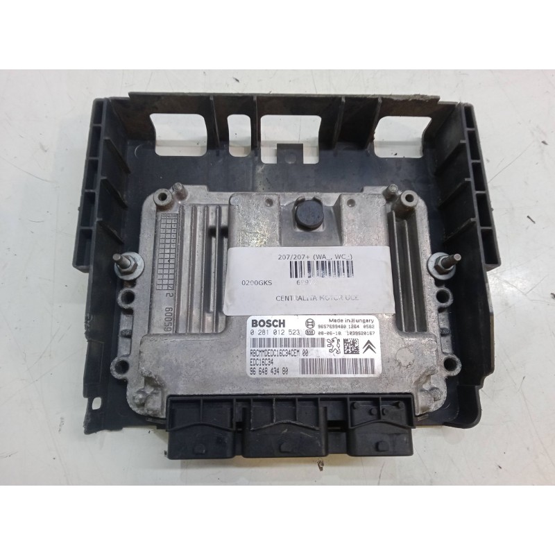 Recambio de centralita motor uce para peugeot 207/207+ (wa_, wc_) 1.4 hdi referencia OEM IAM 9664843480  