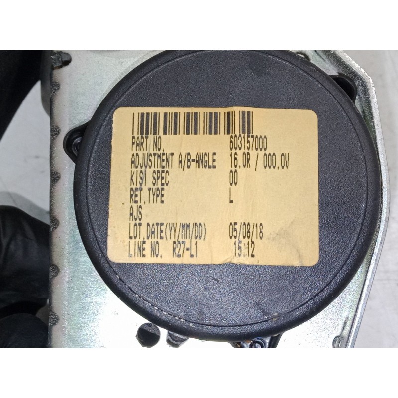 Recambio de cinturon seguridad delantero derecho para mazda 3 sedán (bk) 1.6 di turbo (bk12y) referencia OEM IAM   