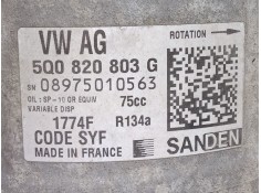 Recambio de compresor a/a para volkswagen polo v (6r1, 6c1) 1.0 referencia OEM IAM 5Q0820803G   2