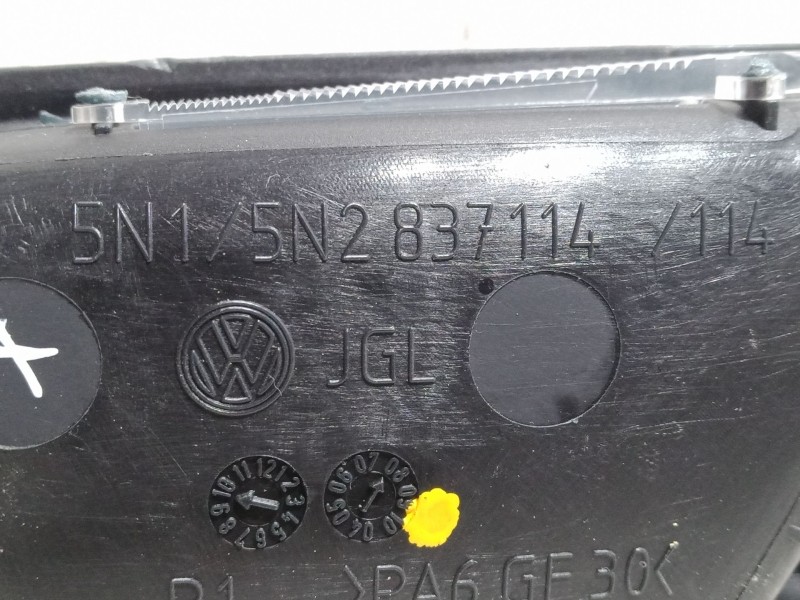 Recambio de maneta interior delantera derecha para volkswagen tiguan (5n_) 2.0 tdi referencia OEM IAM 5N1837114EUAQ  