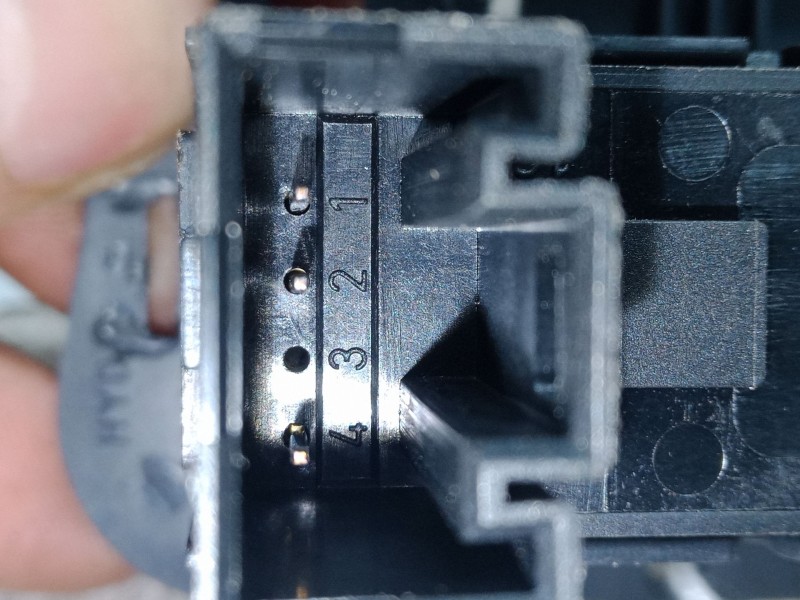 Recambio de mando elevalunas trasero izquierdo para volkswagen tiguan (5n_) 2.0 tdi referencia OEM IAM 7L6959855CREH  