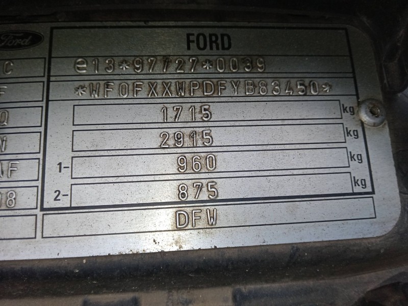 ford focus i turnier (dnw) del año 2000