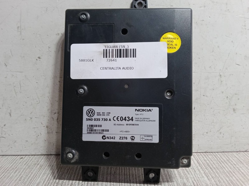 Recambio de centralita audio para volkswagen tiguan (5n_) 2.0 tdi referencia OEM IAM 5n0035730a  