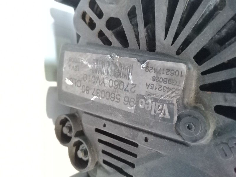 Recambio de alternador para citroën c1 (pm_, pn_) 1.4 hdi referencia OEM IAM 9656003780  27060YV010