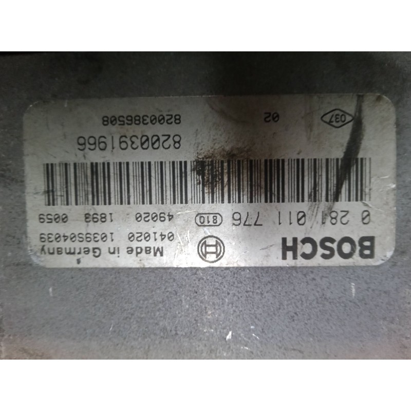 Recambio de centralita motor uce para renault megane ii coupé-cabriolet (em0/1_) 1.9 dci referencia OEM IAM 8200391966 820038650