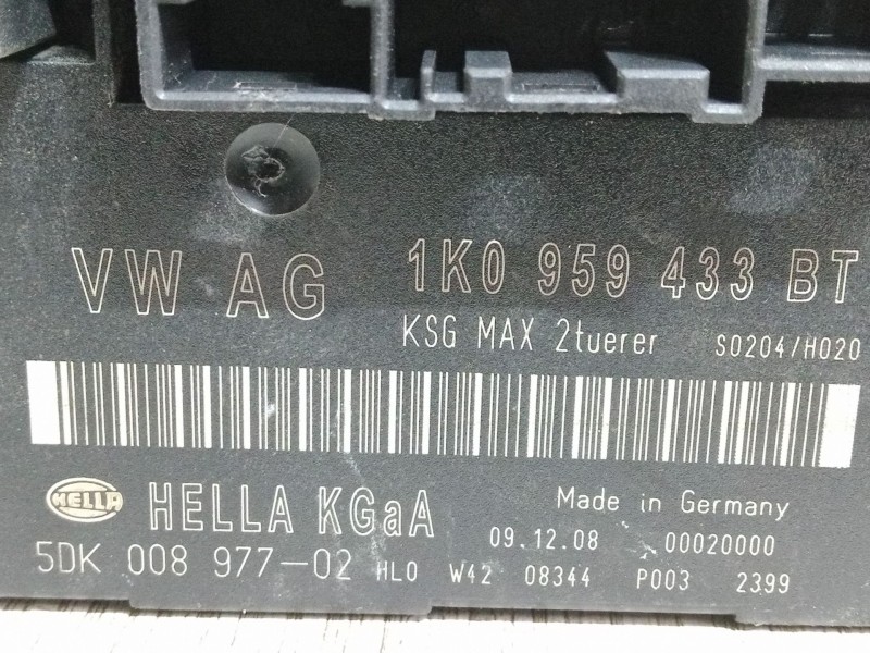 Recambio de modulo confort para volkswagen tiguan (5n_) 2.0 tdi referencia OEM IAM 1K0959433  