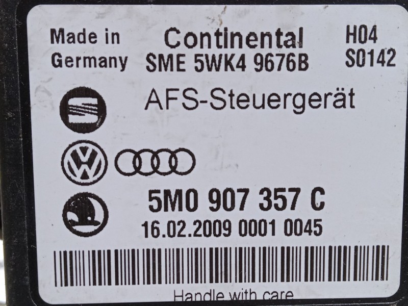 Recambio de centralita faros xenon para volkswagen tiguan (5n_) 2.0 tdi referencia OEM IAM 5M0907357  
