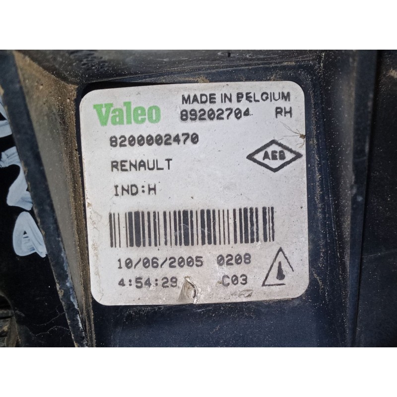 Recambio de faro antiniebla derecho para renault clio ii (bb_, cb_) 1.2 16v (bb05, bb0w, bb11, bb27, bb2t, bb2u, bb2v, cb05,... 