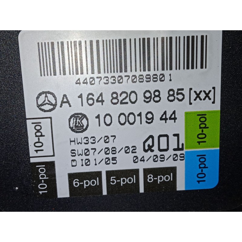 Recambio de centralita confort para mercedes-benz clase m (w164) ml 350 cdi 4-matic (164.122) referencia OEM IAM   
