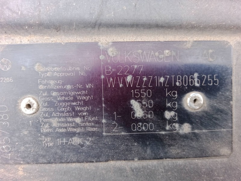 volkswagen golf iii (1h1) del año 1996