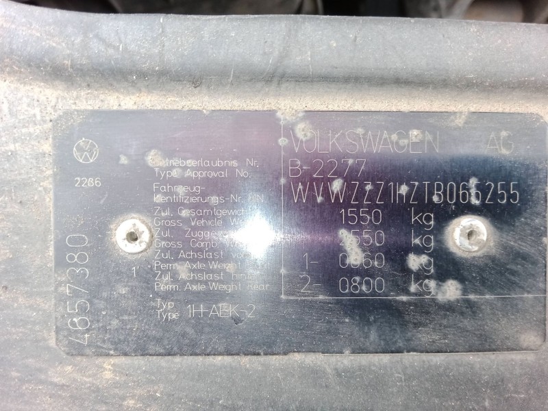 volkswagen golf iii (1h1) del año 1996