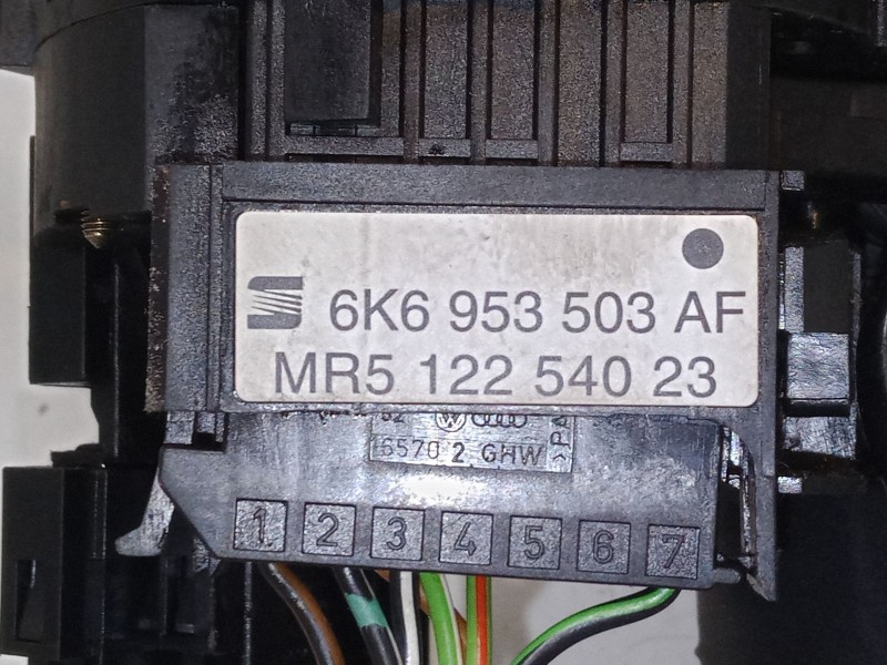 Recambio de mando luces para seat ibiza ii (6k1) 1.4 i referencia OEM IAM 6K6953503AF  