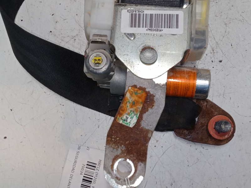 Recambio de cinturon seguridad delantero derecho para chevrolet matiz (m200, m250) 1.0 referencia OEM IAM   