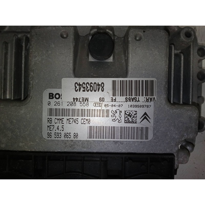 Recambio de centralita motor uce para peugeot 307 (3a/c) 1.6 16v referencia OEM IAM 9659306580  0261208558