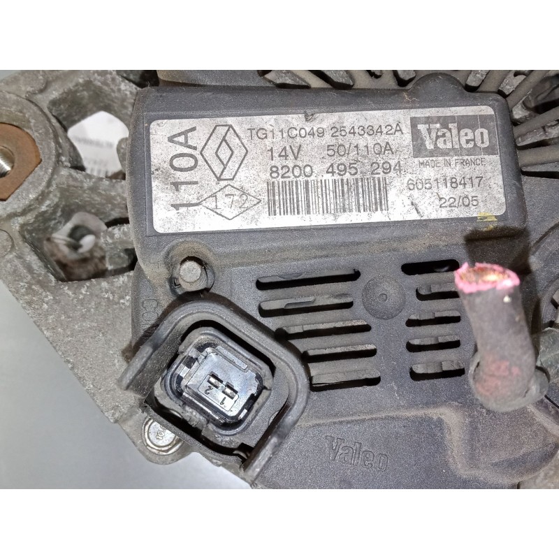 Recambio de alternador para renault megane ii (bm0/1_, cm0/1_) 1.4 16v (bm0b, cm0b) referencia OEM IAM 8200495294  