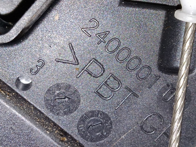 Recambio de cerradura puerta delantera derecha para ford focus c-max (dm2) 1.6 tdci referencia OEM IAM 2400001  