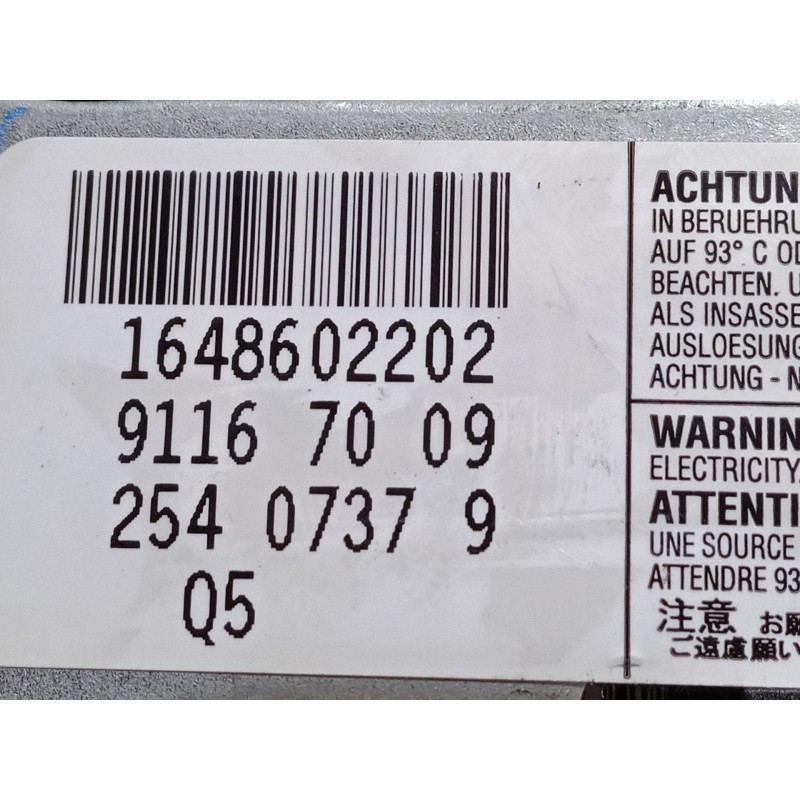 Recambio de airbag volante para mercedes-benz clase m (w164) ml 350 cdi 4-matic (164.122) referencia OEM IAM 1648602202  