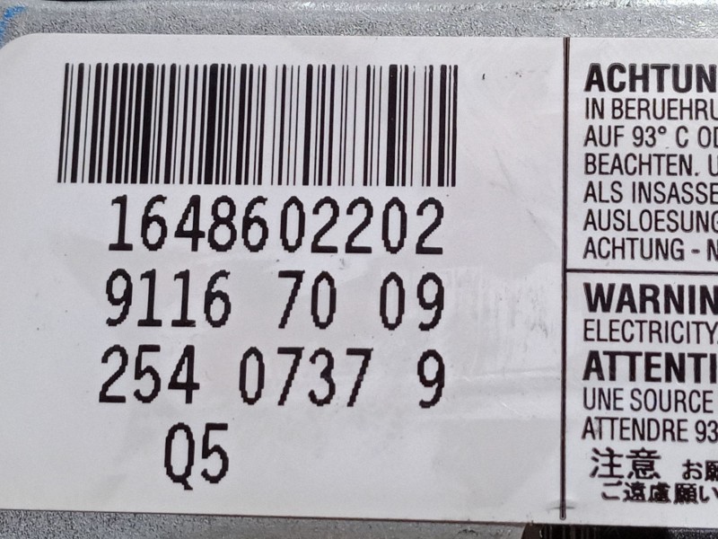 Recambio de airbag volante para mercedes-benz clase m (w164) ml 350 cdi 4-matic (164.122) referencia OEM IAM 1648602202  