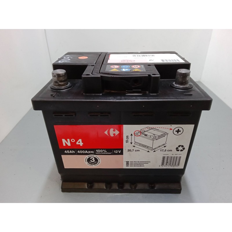 Recambio de bateria 45 ah para fiat punto (188_) 1.2 60 (188.030, .050, .130, .150, .230, .250) referencia OEM IAM   