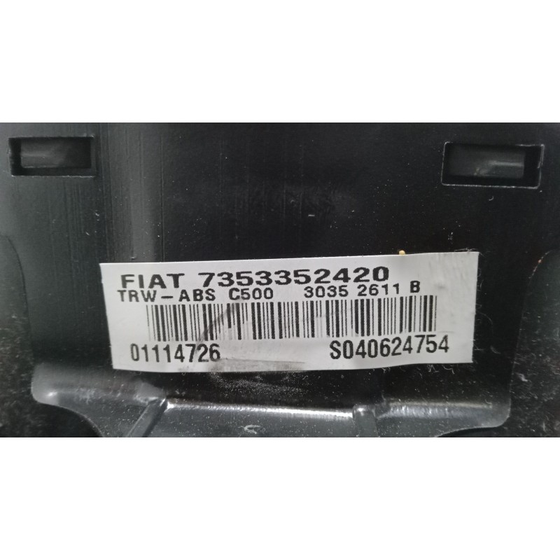 Recambio de airbag volante para fiat punto (188_) 1.2 60 (188.030, .050, .130, .150, .230, .250) referencia OEM IAM 7353352420  
