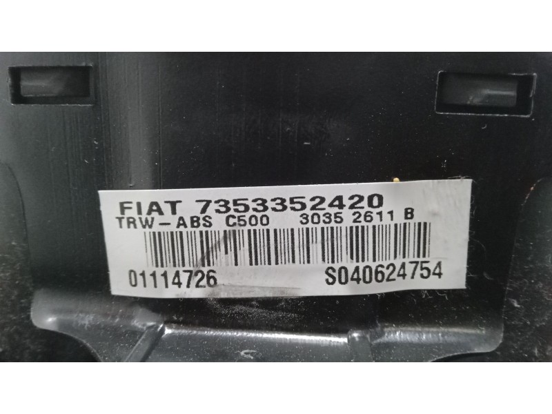 Recambio de airbag volante para fiat punto (188_) 1.2 60 (188.030, .050, .130, .150, .230, .250) referencia OEM IAM 7353352420  
