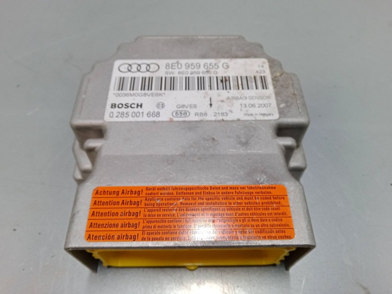 Recambio de centralita airbag para audi a4 b7 avant (8ed) 2.0 tdi referencia OEM IAM 8E0959655G  