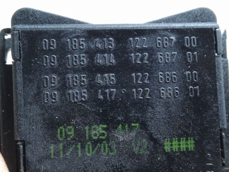 Recambio de mando limpiaparabrisas para opel corsa c (x01) 1.4 twinport (f08, f68) referencia OEM IAM 0918541312268700  