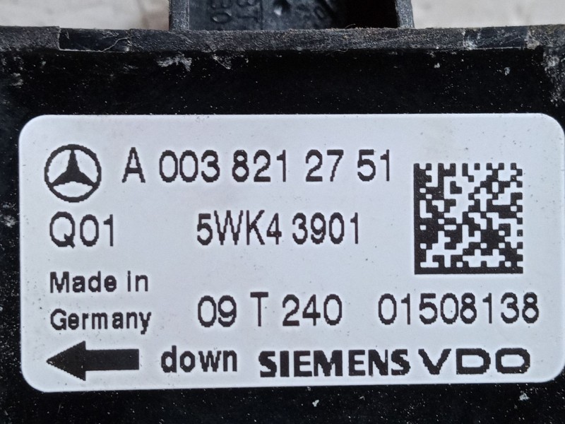 Recambio de sensor de impacto para mercedes-benz clase m (w164) ml 350 cdi 4-matic (164.122) referencia OEM IAM A0038212751  