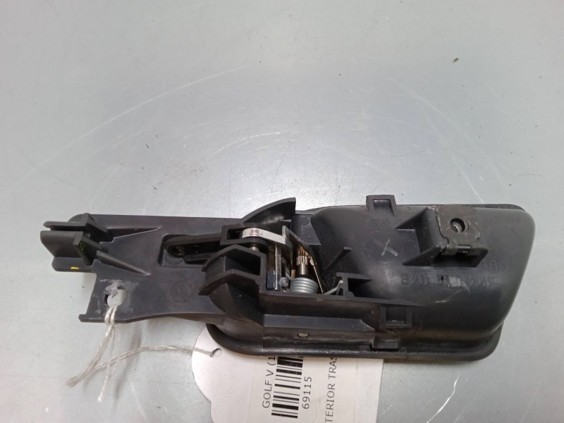Recambio de maneta interior trasera derecha para volkswagen golf v (1k1) 1.6 referencia OEM IAM 3B0837205F3FZ  