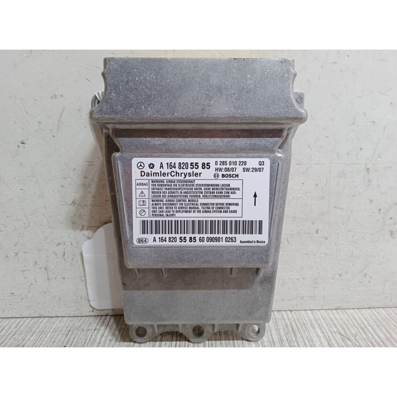 Recambio de centralita airbag para mercedes-benz clase m (w164) ml 350 cdi 4-matic (164.122) referencia OEM IAM A1648205585  