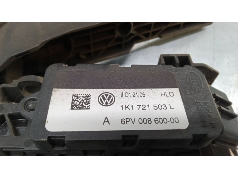 Recambio de pedal acelerador para volkswagen golf v (1k1) 1.6 referencia OEM IAM 1K1721503AS  