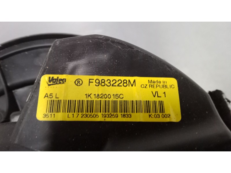Recambio de ventilador calefaccion para volkswagen golf v (1k1) 1.6 referencia OEM IAM 1K1820015C  