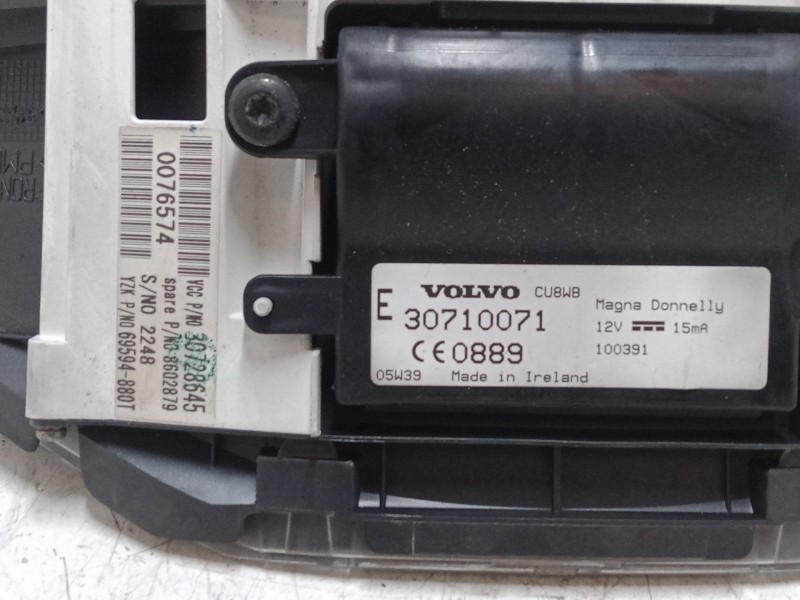 Recambio de cuadro instrumentos para volvo v50 (545) 2.0 d referencia OEM IAM E30710071  