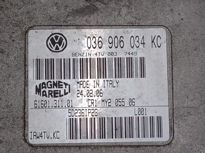 Recambio de centralita motor uce para seat ibiza iii (6l1) 1.4 16v referencia OEM IAM 036906034KC  