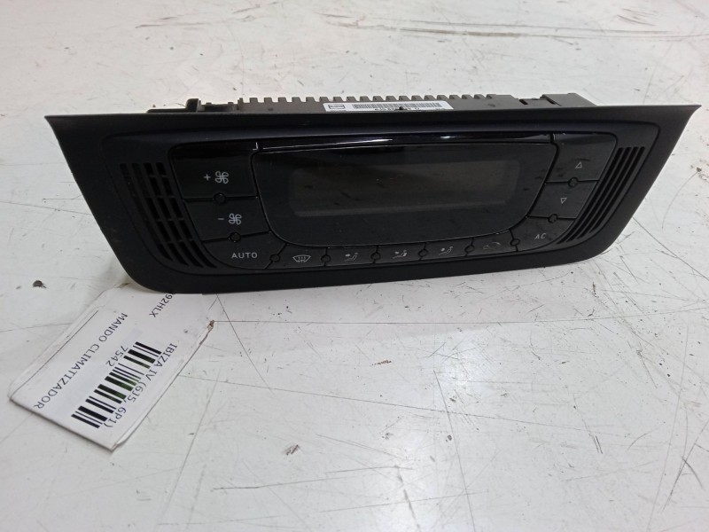 Recambio de mando climatizador para seat ibiza iv (6j5, 6p1) 1.6 tdi referencia OEM IAM 6JO820043D  