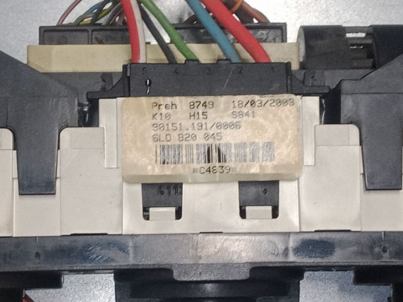 Recambio de mando calefaccion / a/a para seat ibiza iii (6l1) 1.4 16v referencia OEM IAM 6L0820045  