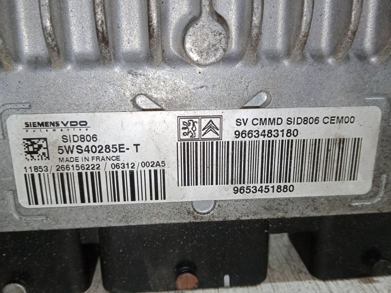 Recambio de centralita motor uce para citroën c2 (jm_) 1.4 hdi referencia OEM IAM 9663483180  