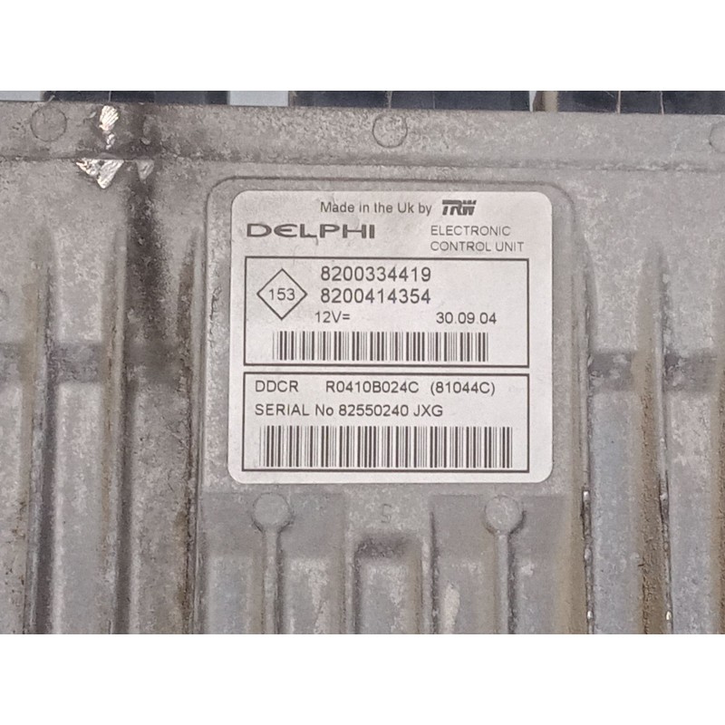 Recambio de centralita motor uce para renault scénic ii (jm0/1_) 1.5 dci (jm02, jm13) referencia OEM IAM 8200334419   Recambio de centralita motor uce para renault scénic ii (jm0/1_) 1.5 dci (jm02, jm13) referencia OEM IAM 8200334419