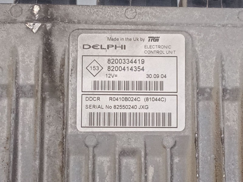 Recambio de centralita motor uce para renault scénic ii (jm0/1_) 1.5 dci (jm02, jm13) referencia OEM IAM 8200334419   Recambio de centralita motor uce para renault scénic ii (jm0/1_) 1.5 dci (jm02, jm13) referencia OEM IAM 8200334419