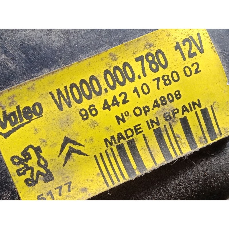 Recambio de motor limpia delantero para citroën berlingo / berlingo first monospace (mf_, gjk_, gfk_) 1.6 hdi 90 (mf9hx) referen