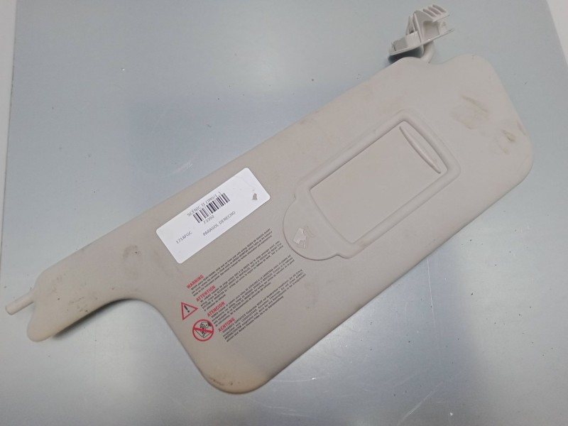 Recambio de parasol derecho para renault scénic ii (jm0/1_) 1.6 16v (jm1r) referencia OEM IAM    Recambio de parasol derecho para renault scénic ii (jm0/1_) 1.6 16v (jm1r) referencia OEM IAM