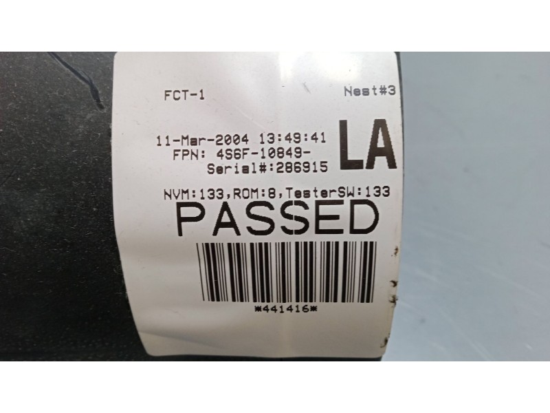 Recambio de cuadro instrumentos para ford fiesta v (jh_, jd_) 1.4 tdci referencia OEM IAM 4S6F10849  