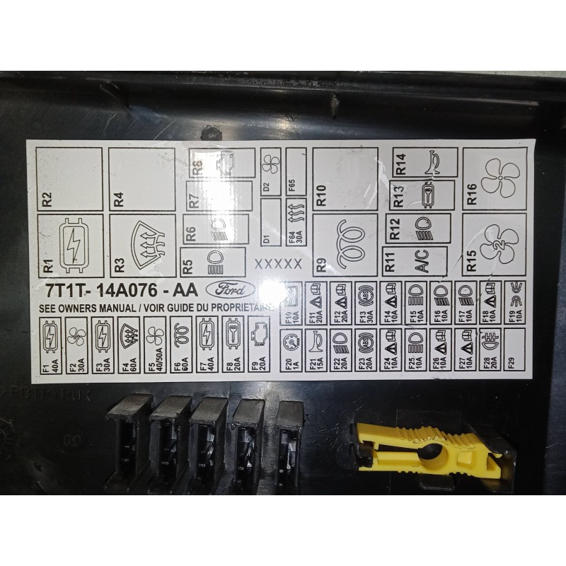 Recambio de caja reles / fusibles para ford transit connect (p65_, p70_, p80_) 1.8 tdci referencia OEM IAM    Recambio de caja reles / fusibles para ford transit connect (p65_, p70_, p80_) 1.8 tdci referencia OEM IAM